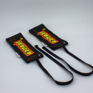 Muñequeras de tela Pixel 7cm