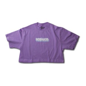 Crop Top ICONCO Eat WOD Sleep Repeat – Morado
